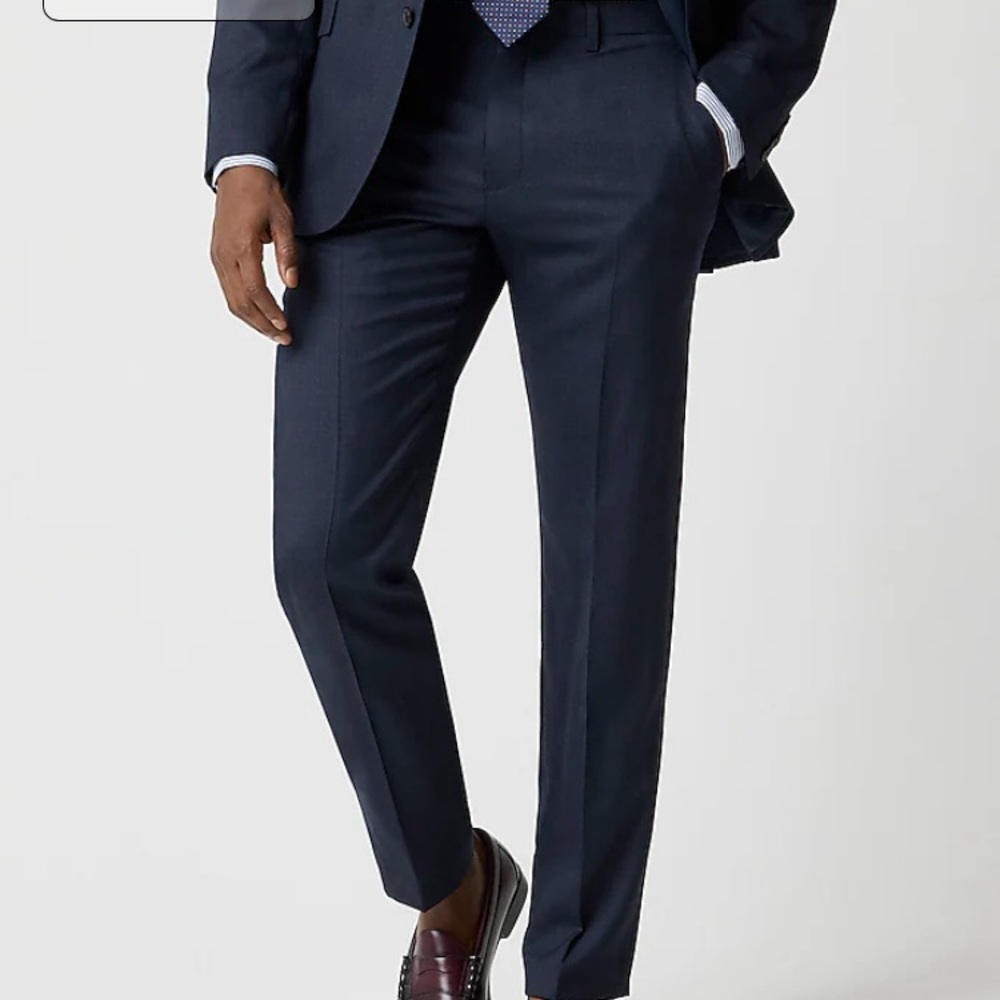 J. Crew Men's Thompson Slim Fit Worsted Wool Suit Pant 32x34